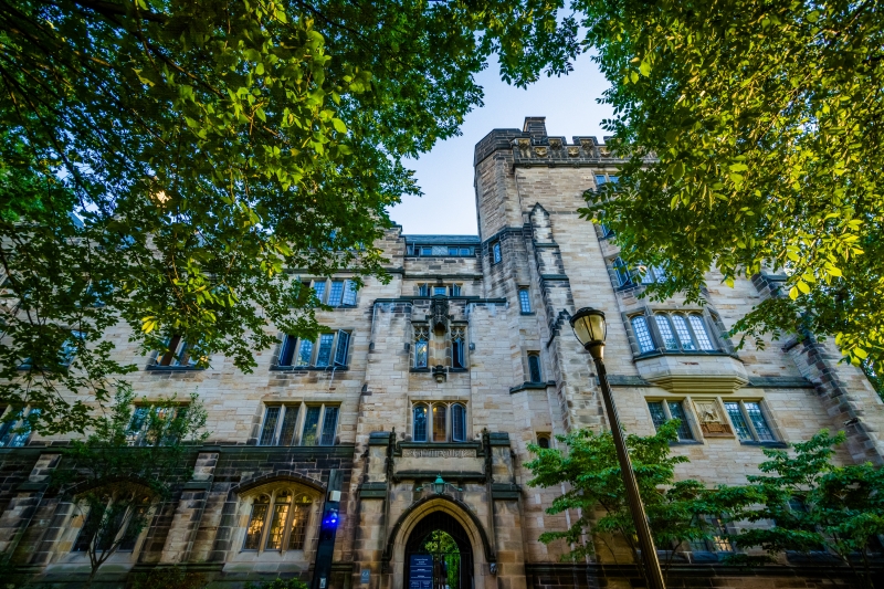 View of building from below