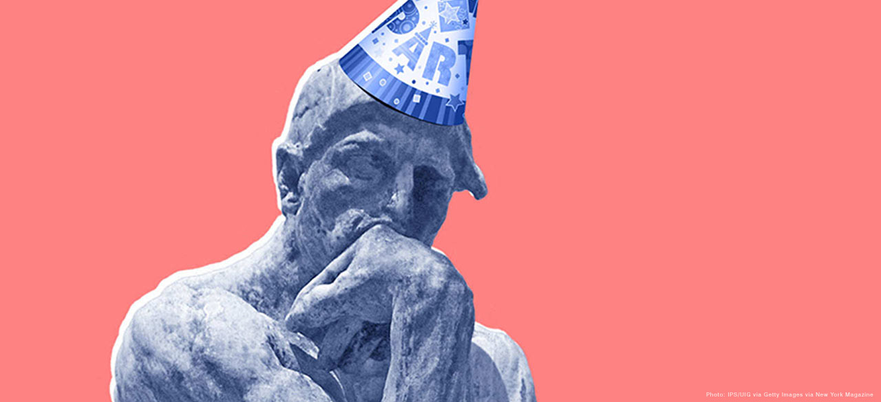 Wellesley Researchers Say There Are 4 Shades of Introversion An artist's rendition of an introverted "The Thinker"