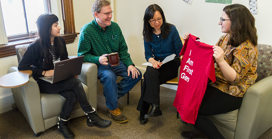 organizers of Wellesley's First Generation Network