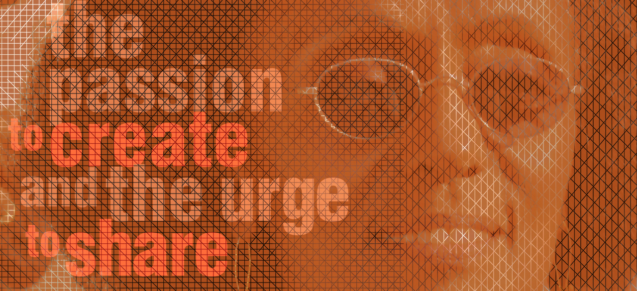 Fall 2015 Distinguished Faculty Lecture Image of Professor Salem Mekuria with her lecture title overlaid, "The Passion to Create and the Urge to Share."