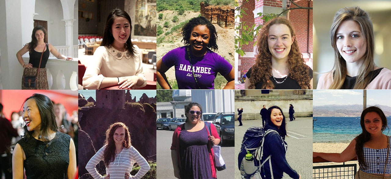 Wellesley Women Win 10 Fulbright Awards Photos of Ten Wellesley women who have won Fulbright awards this year.