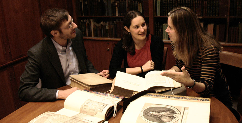 Professors Simon Grote, Hélène Bilis, and Adriana Brook