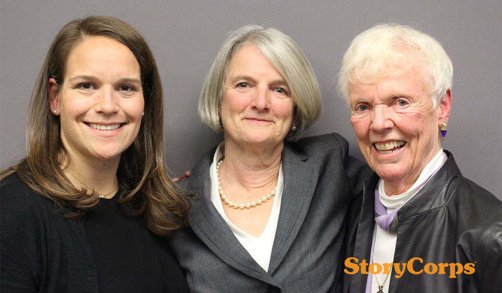 StoryCorps: Three Generations Katie Johnson '03, Georgia Murphy Johnson '75, Katherine Barrett Murphy '53