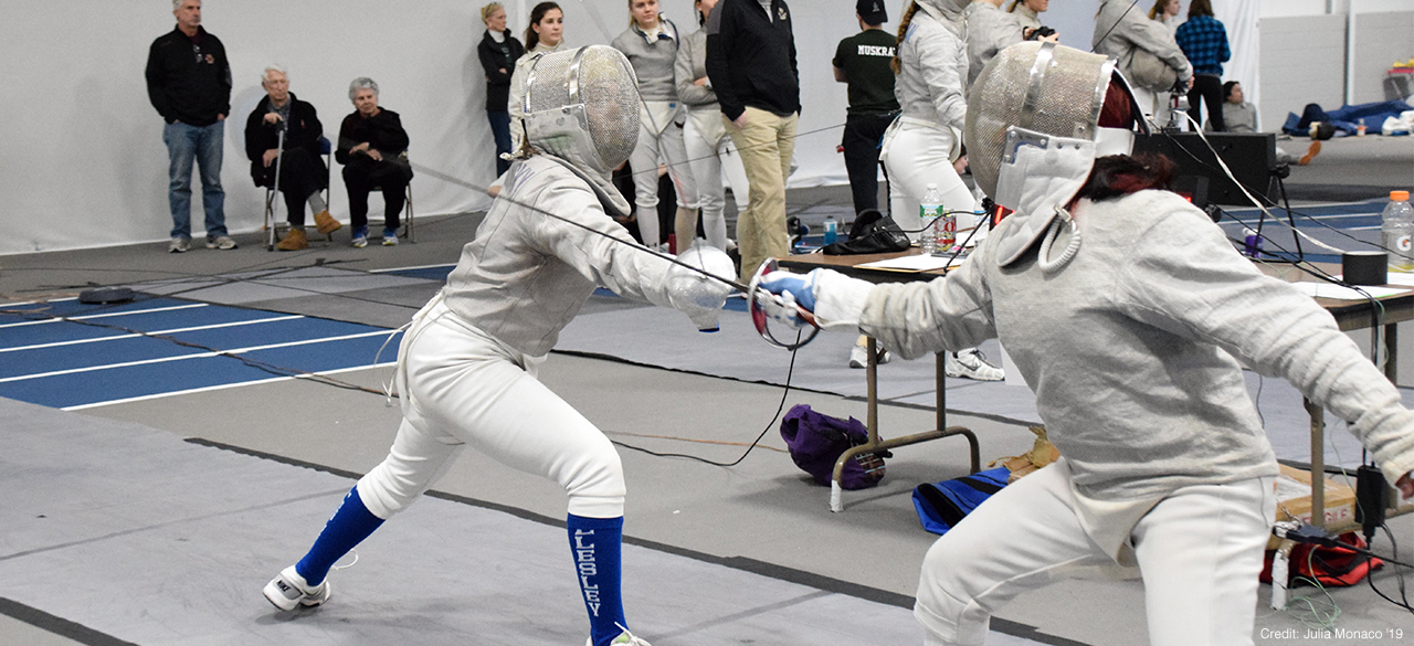Alumna Appointed to the Prestigious Knight Commission Fencing athletes from Wellesley College
