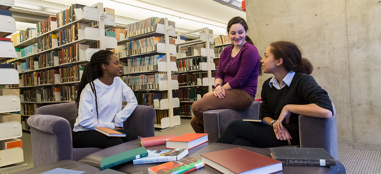 The recipients of this year's Stanford Calderwood Prize in Public Writing, Tamar Davis '16, Adele Clifford '16, Eloisa Cleveland '16