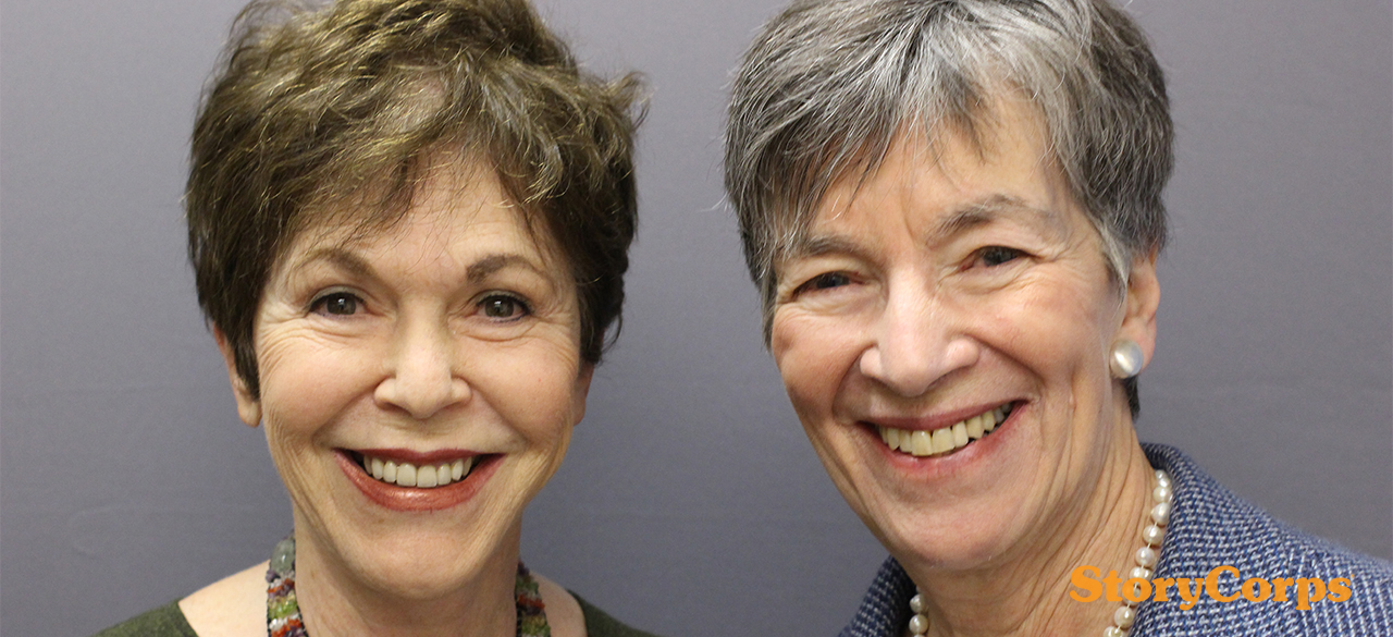 Wellesley alumnae Linda Gottlieb '60 and Nicki Tanner '57