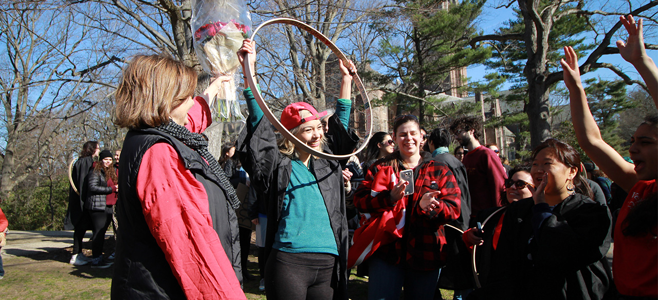 Hooprolling 2016 Arianna Rodriguez '16 Won the 121st Annual Hoop Rolling Contest