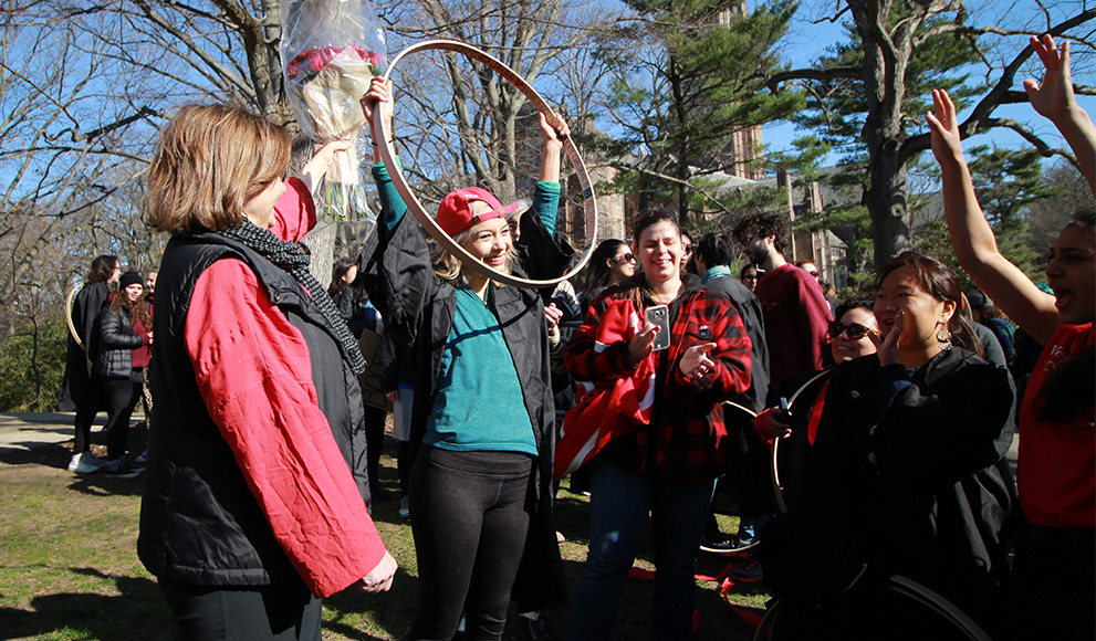 Hooprolling 2016 Arianna Rodriguez '16 Won the 121st Annual Hoop Rolling Contest