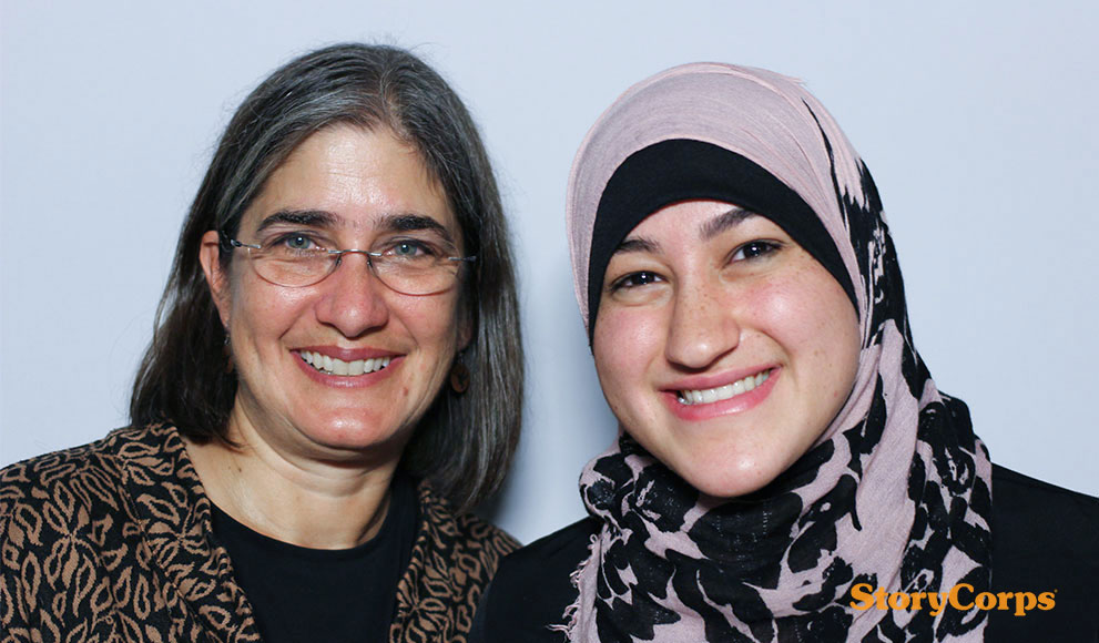StoryCorps: Kristina Niovi Jones and Nisreen Abo-Sido '18 StoryCorps: Kristina Niovi Jones and Nisreen Abo-Sido '18