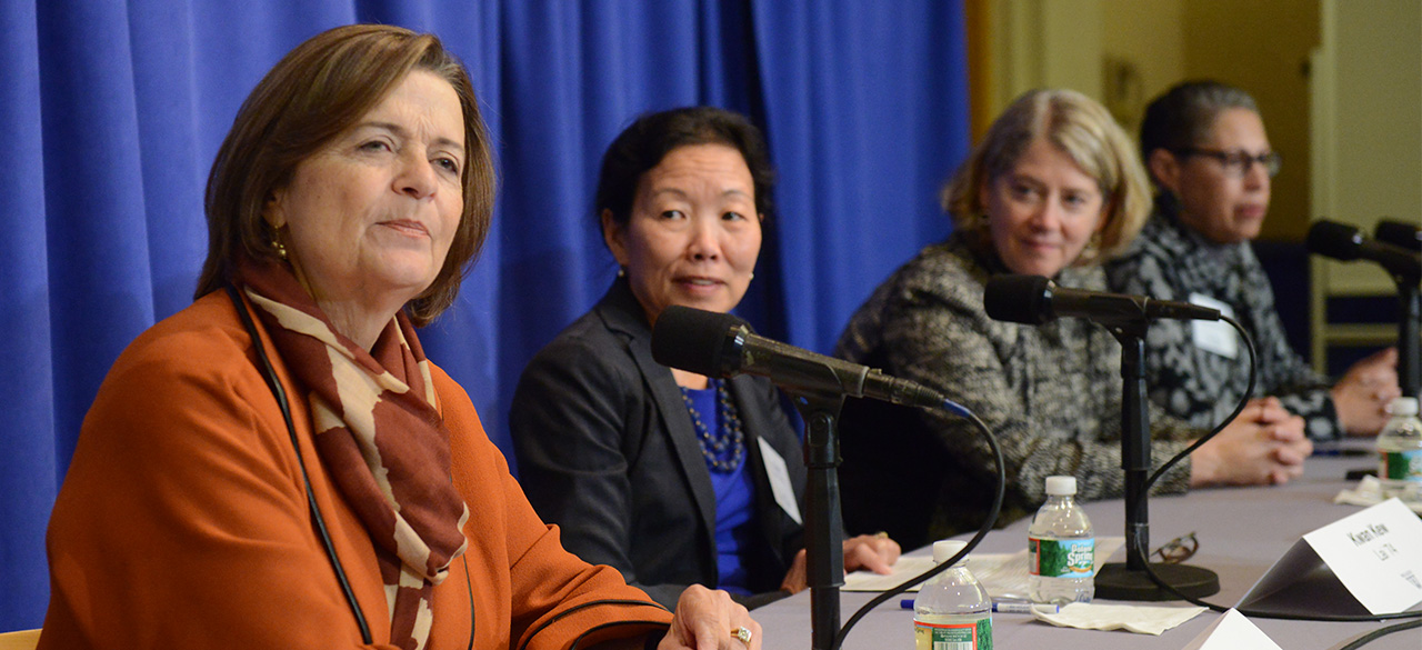 Panel Discussions Explore The Wellesley Effect Panelists on the Campaign to Launch the Wellesley Effect Women in STEM Panel