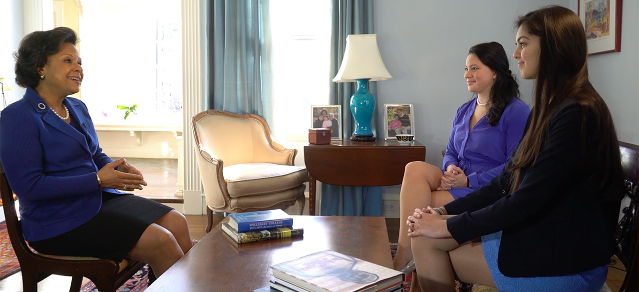 Get to Know Dr. Paula A. Johnson, Wellesley's 14th President Students Shivani Kuckreja ’16 and Charlotte Harris ’16 interview Dr. Paula A. Johnson, Wellesley's 14th President