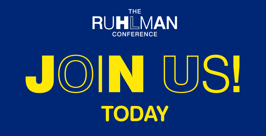 Graphic: Ruhlman Conference, join us today