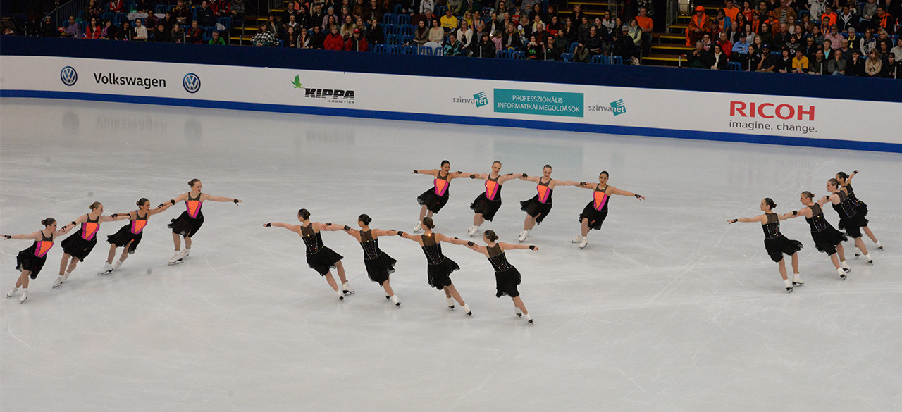 Student's Team Wins Bronze at World Syncro Skating Championships Student's Bronze Medal Winning Team at World Syncronized Skating Championships
