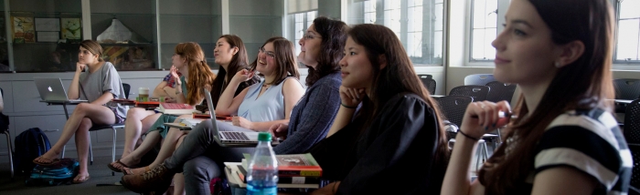 Students in a classroom