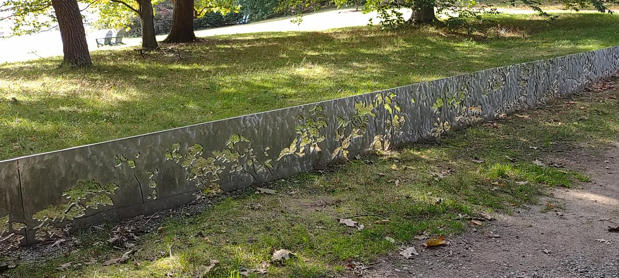 sculpture on ground