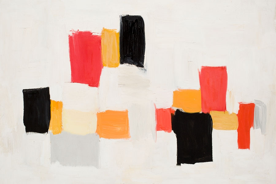image of Olga Albizu's abstract painting Untitled