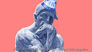 Wellesley Researchers Say There Are 4 Shades of Introversion An artist's rendition of an introverted "The Thinker"