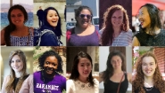 Photos of Ten Wellesley women who have won Fulbright awards this year.