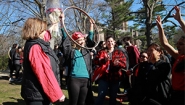 Arianna Rodriguez '16 Won the 121st Annual Hoop Rolling Contest