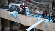 Albright 2016 Wintersession Concludes 2016 Albright Institute Fellows constructed cantilevers using styrofoam and pencils