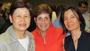 The MasterCard Foundation Honors Lois Juliber ’71 (center) with $1 Million Grant to Wellesley Lois Juliber ’71 (center) with MasterCard Foundation CFO Peggy Woo (left) and Reeta Roy, president and CEO (right).