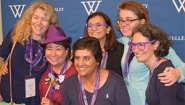 Reunion Recap 2016 Alumnae pose for a photo during Reunion 2016