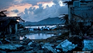 scene of devastation in Philippines