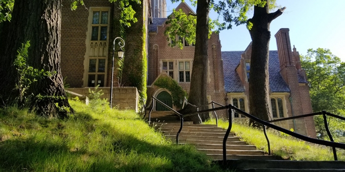 #WellesleyPlaces Summer Photo Series Begins Founders Hall in the summer.