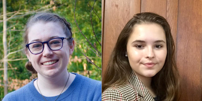 Peace, Justice, Politics, and Space: Fellowship Lets Two Wellesley Students Connect Diverse Interests Photos of Grace Wilson Jackson and Marie Villarreal