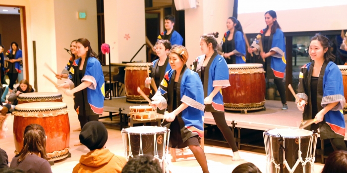 Wellesley Japan Club Hosted Annual Yuki Matsuri Wellesley Aiko club performing at Yuki Matsuri