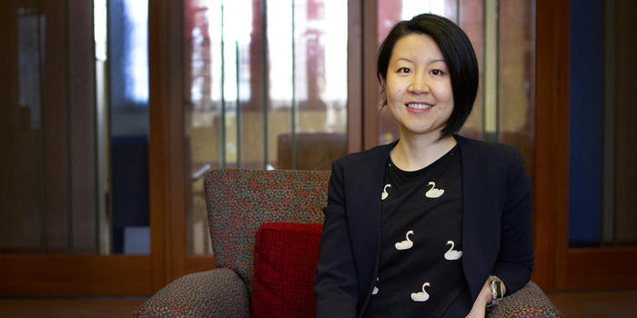 Discovering the Authors Behind Ancient Chinese Manuscripts: Meet New Professor Heng Du Portrait of professor Heng Du sitting in an armchair.