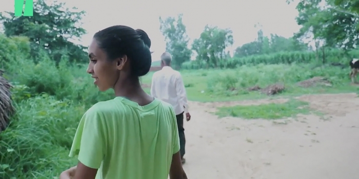 HuffPost India Features Manvi Chaudhury ’21, of Uttar Pradesh, India Wellesley student Manvi Chaudhury walks through her village in Uttar Pradesh, India