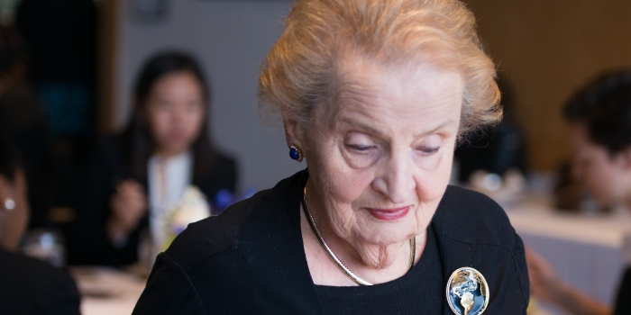 Albright Institute Public Dialogue Examines the Sociopolitical and Geopolitical Ramifications of the Global Refugee Crisis Albright Institute Public Dialogue Examines the Sociopolitical and Geopolitical Ramifications of the Global Refugee Crisis