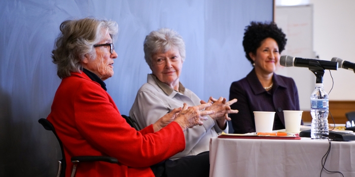 Wellesley Centers for Women in Retrospect: How it All Began Former Wellesley President speaks to an audience about the Wellesley Centers for Women