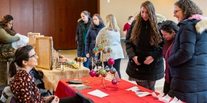 Wellesley Craft Fair Showcases Community’s Creative Talents holiday shoppers enjoyed hand made crafts at the annual community craft fair.