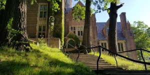 #WellesleyPlaces Summer Photo Series Begins Founders Hall in the summer.