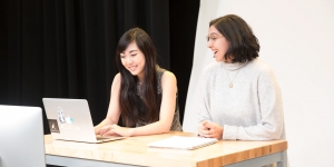 After CNBC Summer Internships, Rachel Pak ’18 and Anjali Sundaram ’18 Start “WCTV News” on Wellesley College Television Rachel Pak ’18 (above, left) and Anjali Sundaram ’18 (right) returned to campus after interning at CNBC last summer