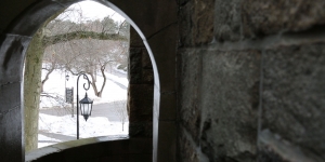 From the Classroom to the Campus, Wellesley Increases Sustainability Efforts LED light lamp post