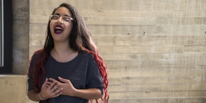 Musical “Working” Now Playing at the Wellesley College Theatre Briar Banerji '18 performs in Working