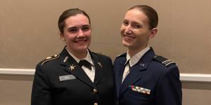 Once Students, Now Second Lieutenants: Wellesley 2020 ROTC Cadets Begin Their Military Careers Sophie Hill ’20 and Marina Hostrop ’20