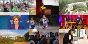 A Year in Review: 2018 at Wellesley A collage of 9 photos from the 2018 Daily shots