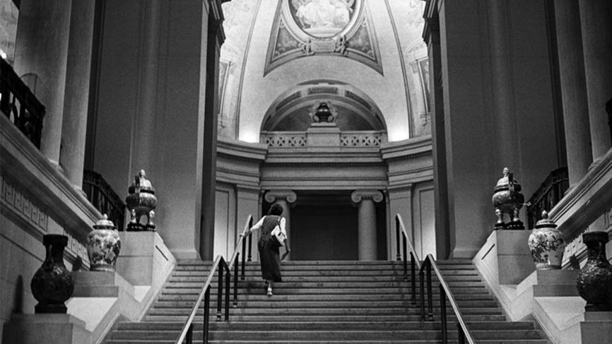 black and white photograph in the Met