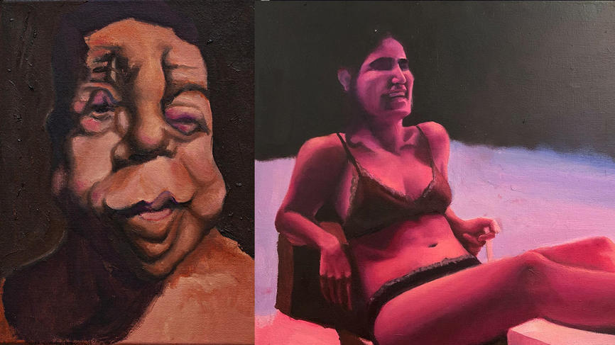 painting these "Meditations on Skin"
