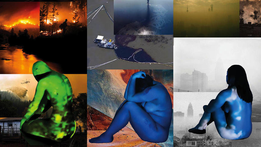 collage of images of "Connection Zero: home and the body"