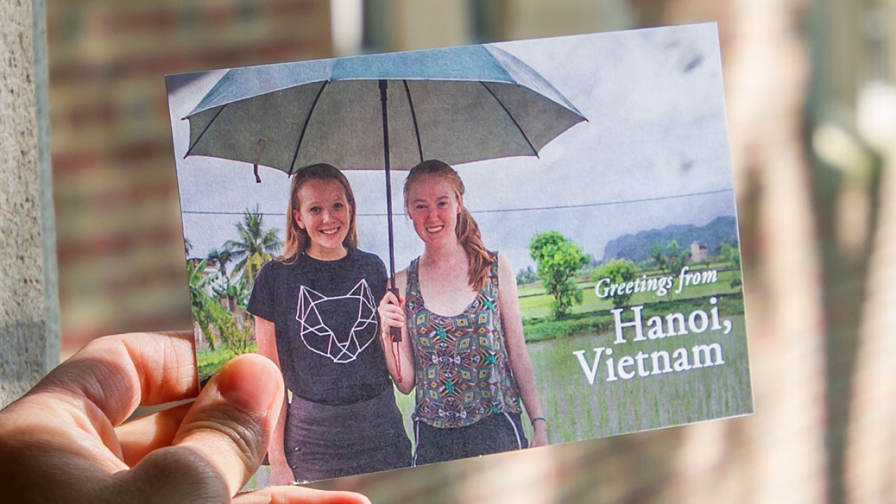 Zoe and Alexandra in Hanoi, Vietnam