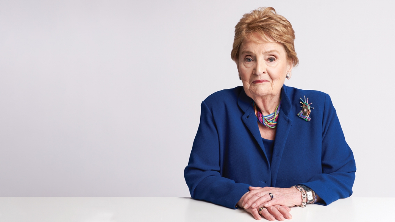 A portrait of Madeleine Albright