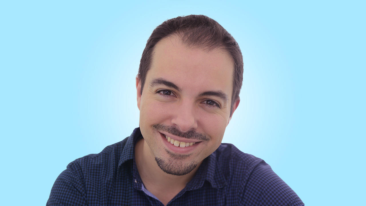 A portrait of Professor Oscar Fernandez