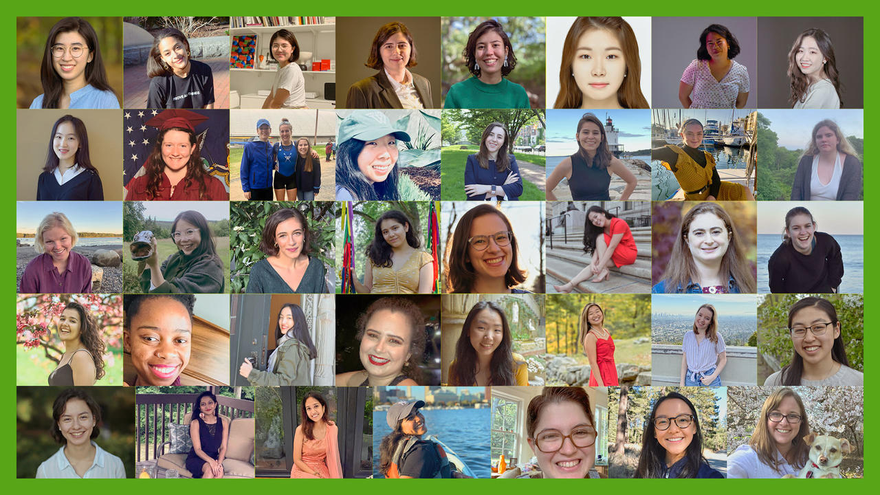 collage of photos of december grads