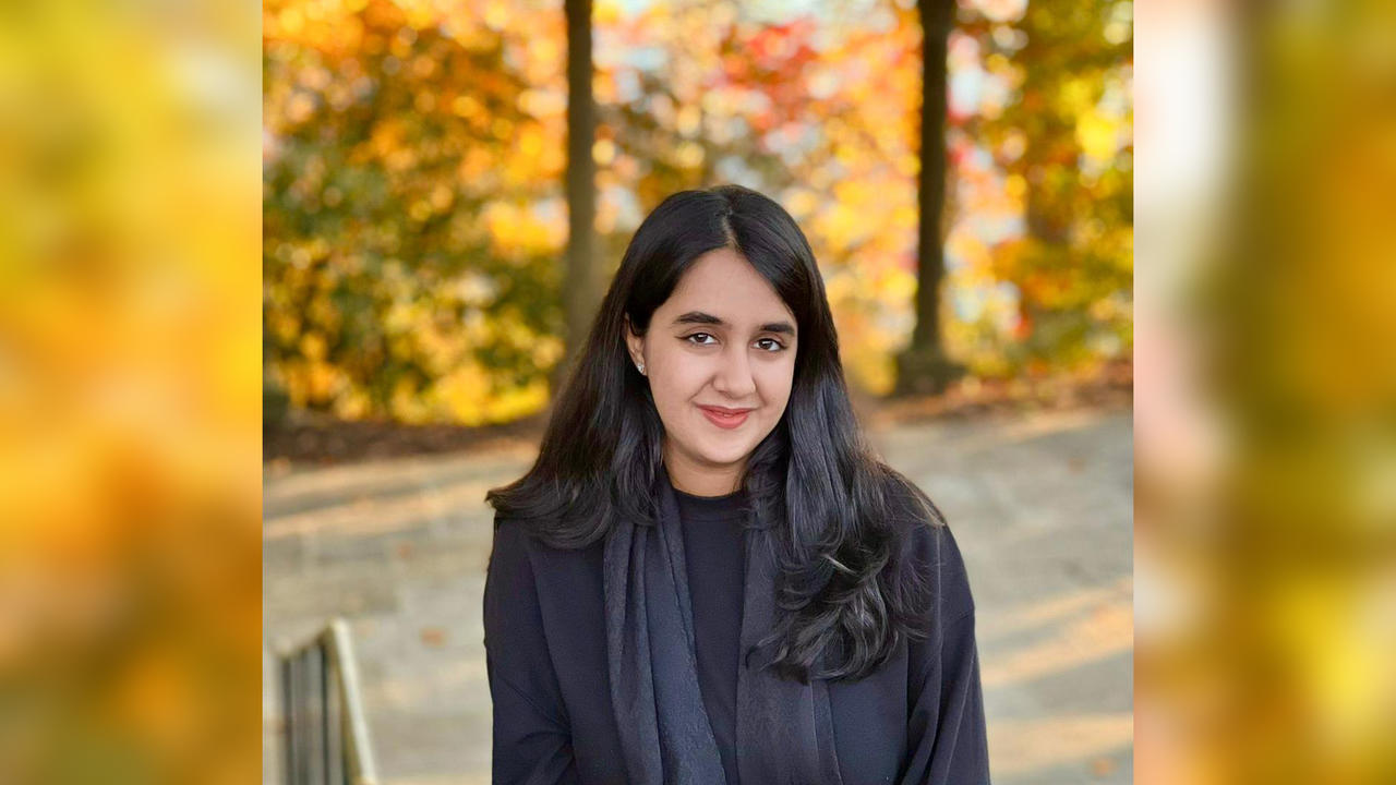 Photo of Rhodes Scholar Nuzaina Khan ’23