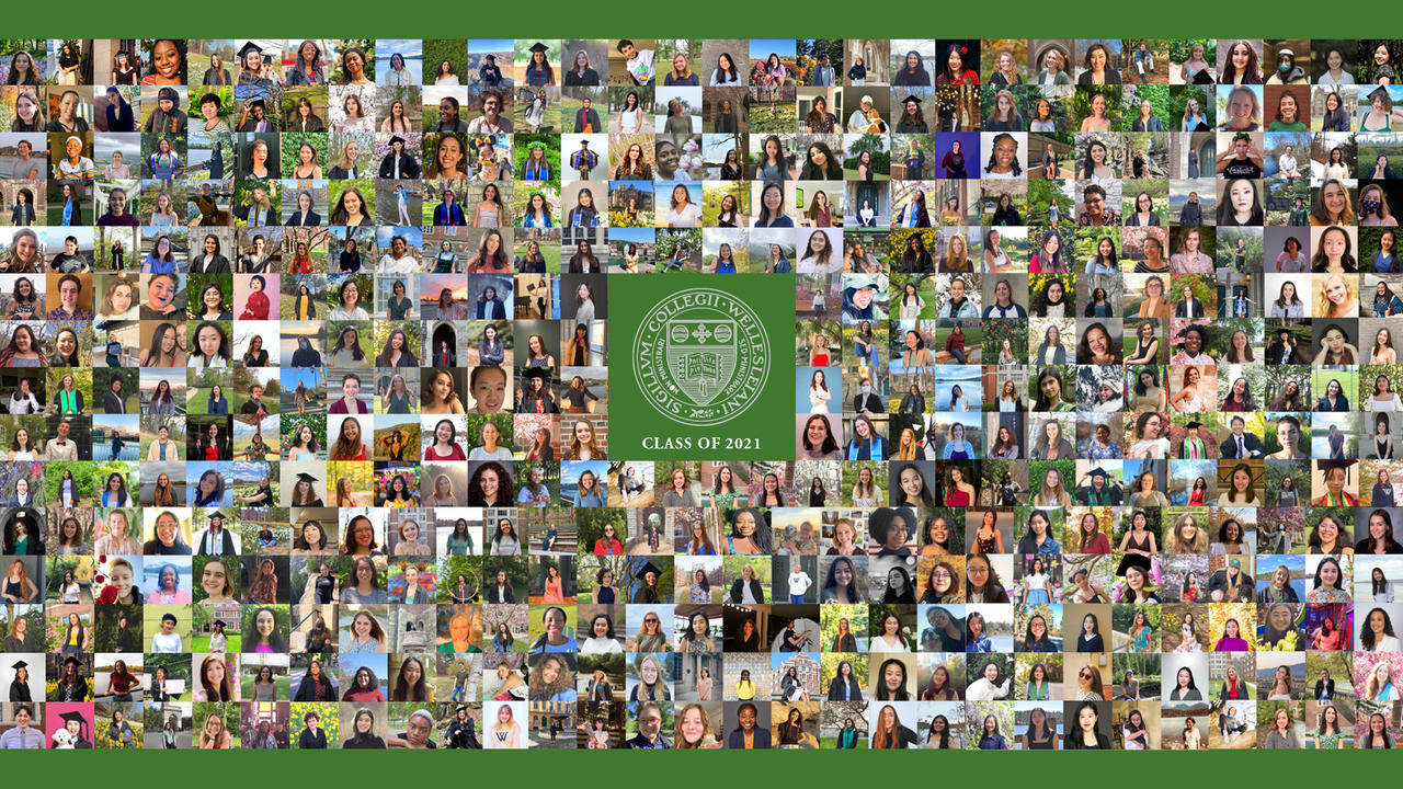 collage of all the class of 2021 graduates